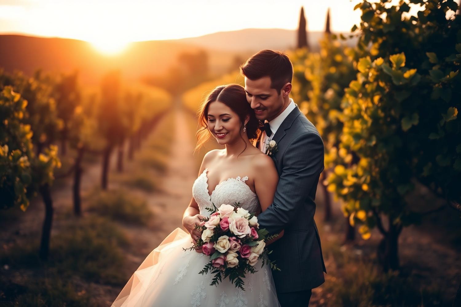 Couple at sunset